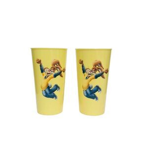 Nestle Nesquick Bunny Rabbit Promo Plastic Tumbler Cups